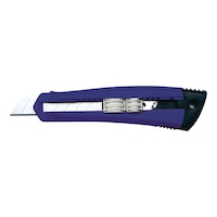 ORION knife w. snap-off blade 165 mm, blade width 18 mm, prod. fr. die-cast zinc