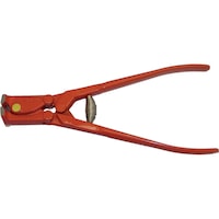 Double-action end cutting nippers, high lever transmission
