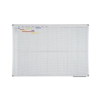 MAUL year planner 14 months dimensions 1000x1500mm work surface of sheet steel