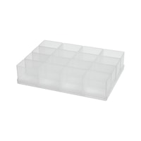 RAACO insert set A9-1 f. drawers and tool carriers: 16 trans. boxes 47x39x55 mm