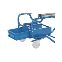 Oil drip tray for drum tipper
