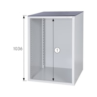 Cabinet housing system 700 S, height 1036 mm