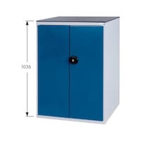 Cabinet housing with doors system 700 S, height 1036 mm