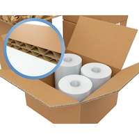 Folding cardboard boxes from corrugated cardboard