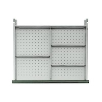 Compartment rails and compartment dividers 5 compartments