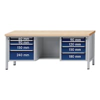 cabinet workbench series V 2000 with knee space