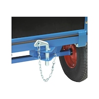 Rear coupling extra cost flat-bed hand truck