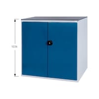 Cabinet housing with doors system 550 B
