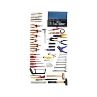 Tool set 92 pieces for industrial electronic engineers