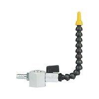 WIHA MAXIFLEX 1/4 in jointed hose, magnetic base w. ball valve nipple