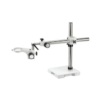telescopic stand with plate, including microscope holder