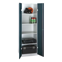 Multi-purpose cabinet with shelves