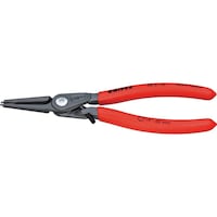 Retaining ring pliers with adjustable overstretch limiter