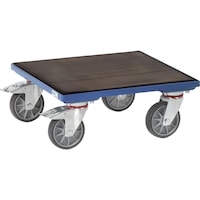Transport roller with ribbed rubber