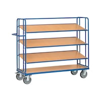 Shelf trolley with four load areas, load capacity 500 kg