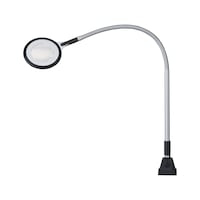 LED magnifying lamp RING LED with flexible arm