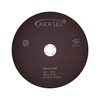 Aka-Cut corundum cutting discs Fe60 — 500–1000 HV