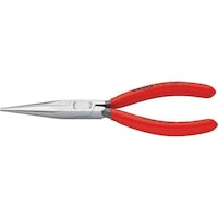 KNIPEX telephone pliers, 160 mm, wide flat jaws, polished hd with plastic handle
