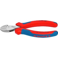 KNIPEX X-Cut side cutters 160 mm chrome-plated head with two-component handle