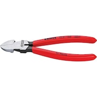 KNIPEX plastic side cutters 180 mm straight with plastic handle