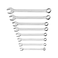 Combination spanner sets 8 to 17&nbsp;pieces