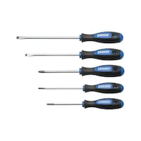 ORION screwdriver set, 5 pieces, 4–6.5 mm, PH1 PH2