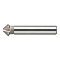 Conical countersink 90° solid carbide, three-edge