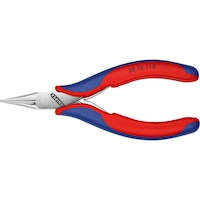 KNIPEX electronics gripping pliers, 115 mm, flat wide jaws