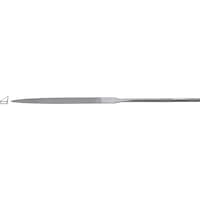 Precision needle file, flat-pointed