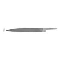 Precision knife-edge file, sharp edges