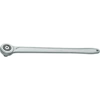 Ratchet with pass-through square, 510 mm