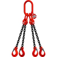 Attachment chains, quality class 8, 4-stranded