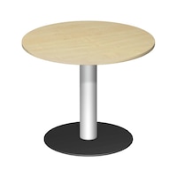 Conference table, round with pedestal leg