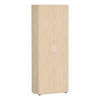 Hinged-door cabinet with support feet, 2-leaf