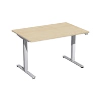 Desk height-adjustable, electrical