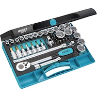 Socket wrench set, 44 pieces