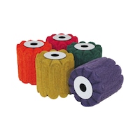 Fold roller abrasive fleece set, 5 pieces