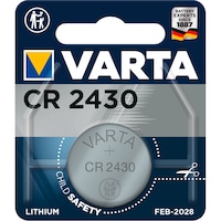 VARTA Knopfzelle Typ CR 2430 Blister mit 1 Stück 3 V 280 mAH