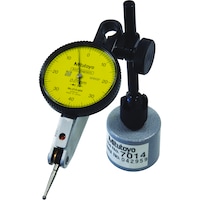 MITUTOYO lever gauge probe with mini magnetic stand and stem with clamp