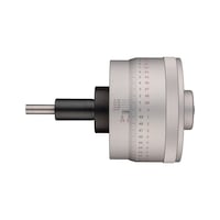 MITUTOYO micrometer head with non-rotating spindle, 0–25 mm measuring range