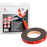 3M VHB 5962F heavy duty double sided adhesive tape 19 mm x 3 m x 1.6 mm, black