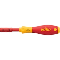 WIHA VDE hand holder for 6-mm interchangeable bits with ClicFix holder