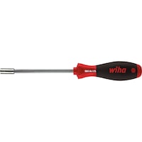 WIHA 125 mm long magnetic 1/4 inch bit holder with SoftFinish handle