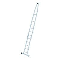 Aluminium window cleaner extension ladder with rungs