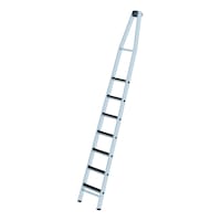 Aluminium window cleaner ladder with steps, top section, clip-step R13