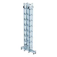 Aluminium standing rung ladder, nivello® stabiliser