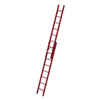 GFRP extension ladder with rungs, without stabiliser