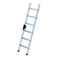Aluminium ladder with steps, without stabiliser