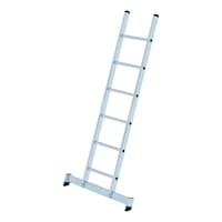 Aluminium rung ladder, 420 mm wide, nivello(R) stabiliser