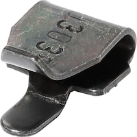 META COMPACT shelf support, 25 mm, zinc-plated (black)